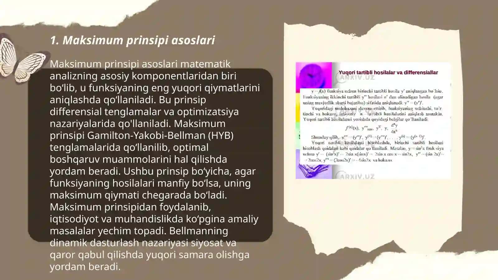 Maksimum prinsipi va uni chekli ayirmagin tenglamalar sistemasi 3