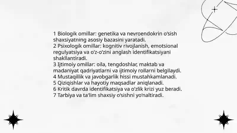 Yoshlik davrining psixologik xususiyatlari haqida 3