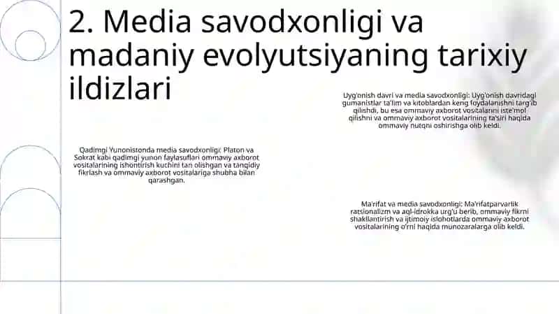 Media Savodxonlik Madaniy Taraqqiyot Omilllari 3