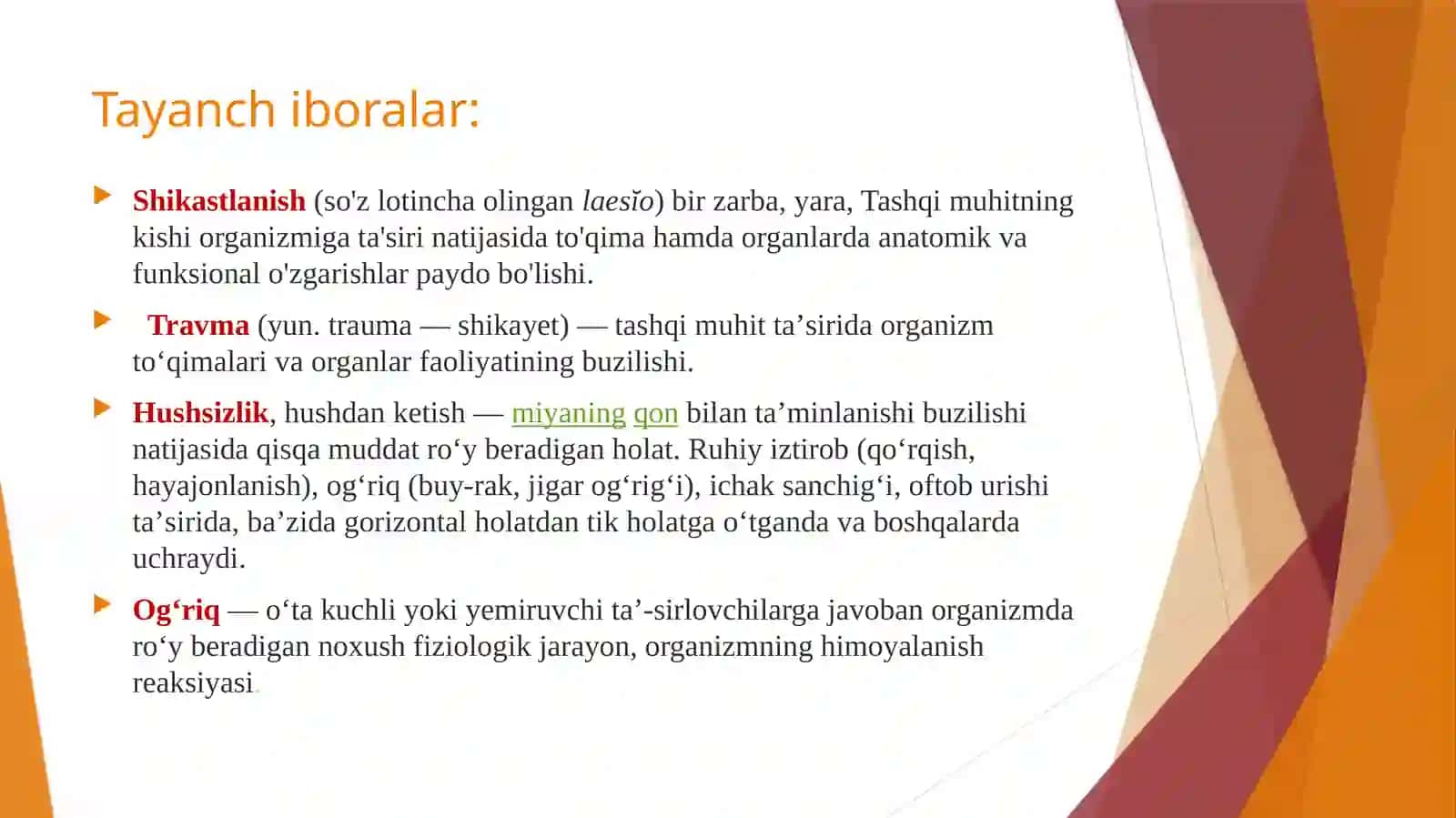 Tayanch harakat apparati ning xirurgik kasalliklarida hamshiralik ishi 3