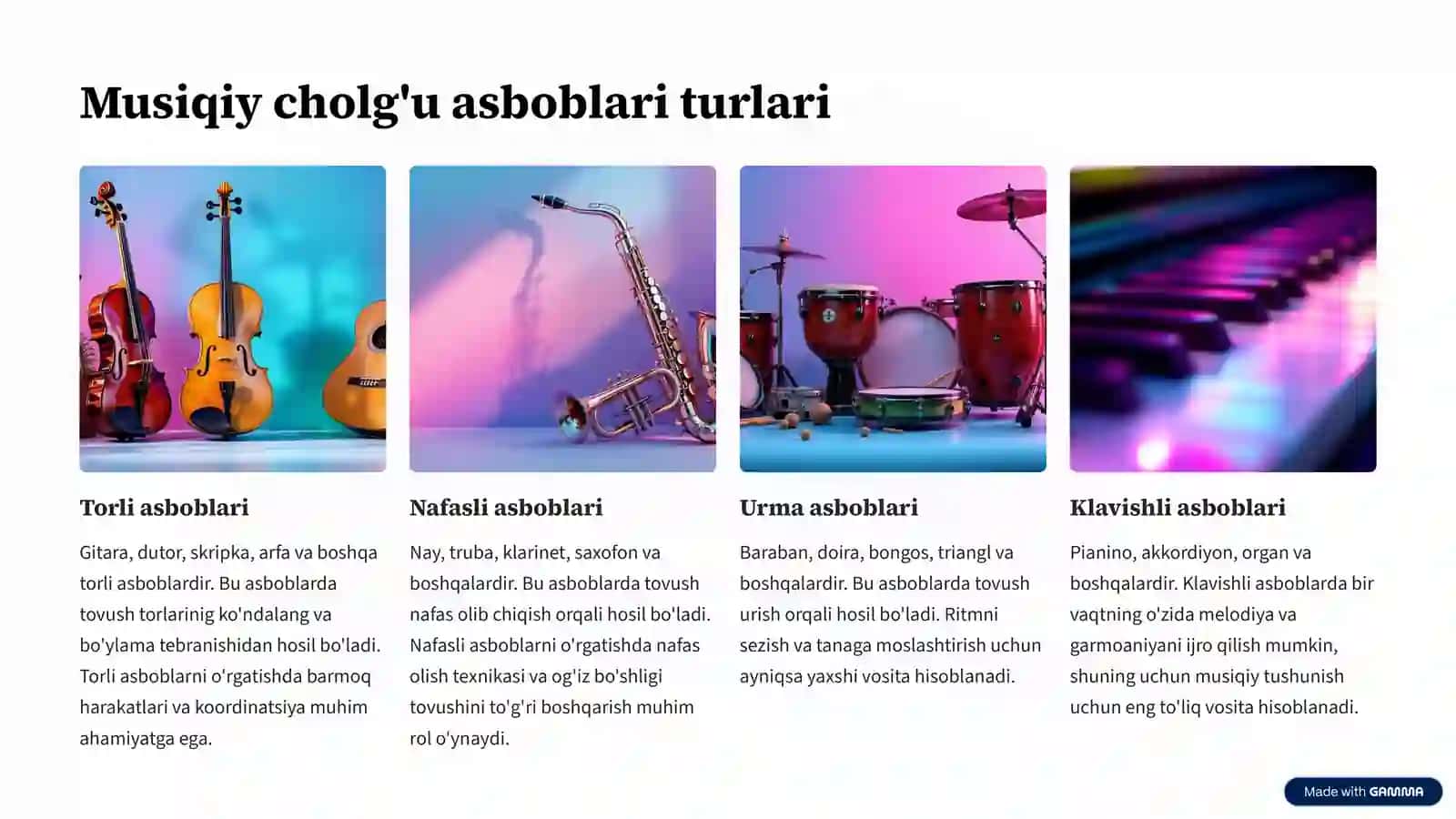 Bolalarni musiqiy cholg'ularda ijroga o'rgatish 3