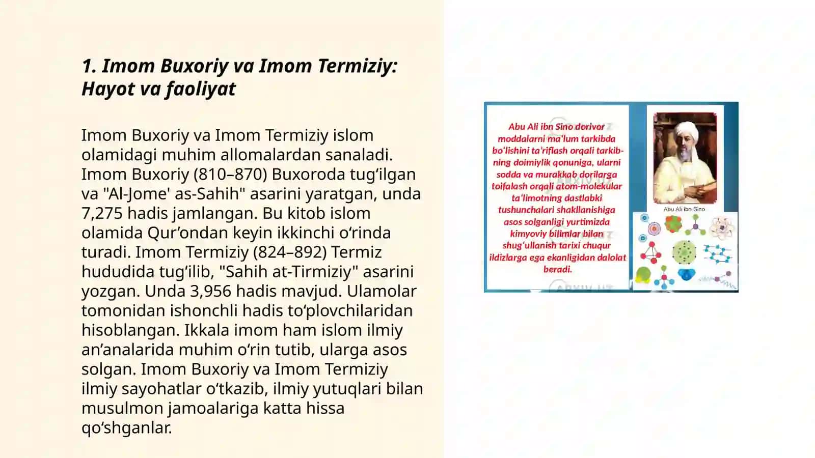 Imom Buxoriy va Imom Termiziyning hadis ilmiga qoshgan hissalarini qiyosiy tahlili 3