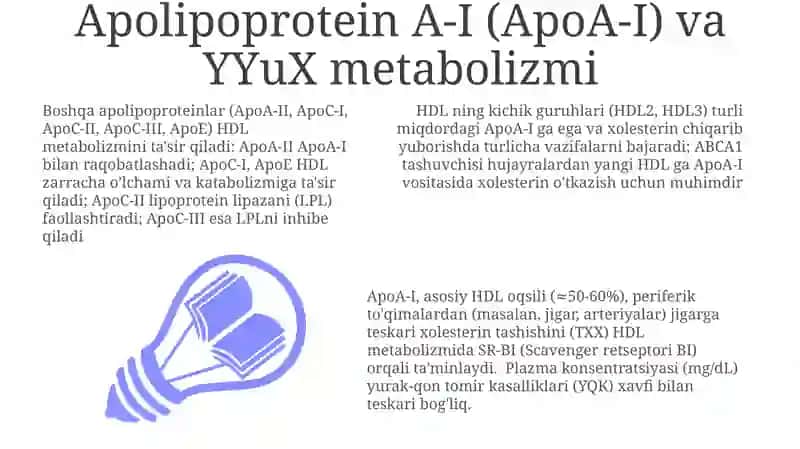 Xolesterin tashilishida qatnashuvchi apo-oqsillar Yakubjonova 3