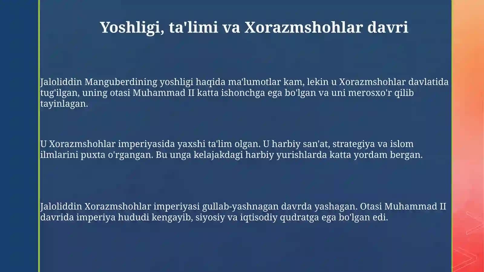 Jaloldin Manguberditarjimaiholi 3