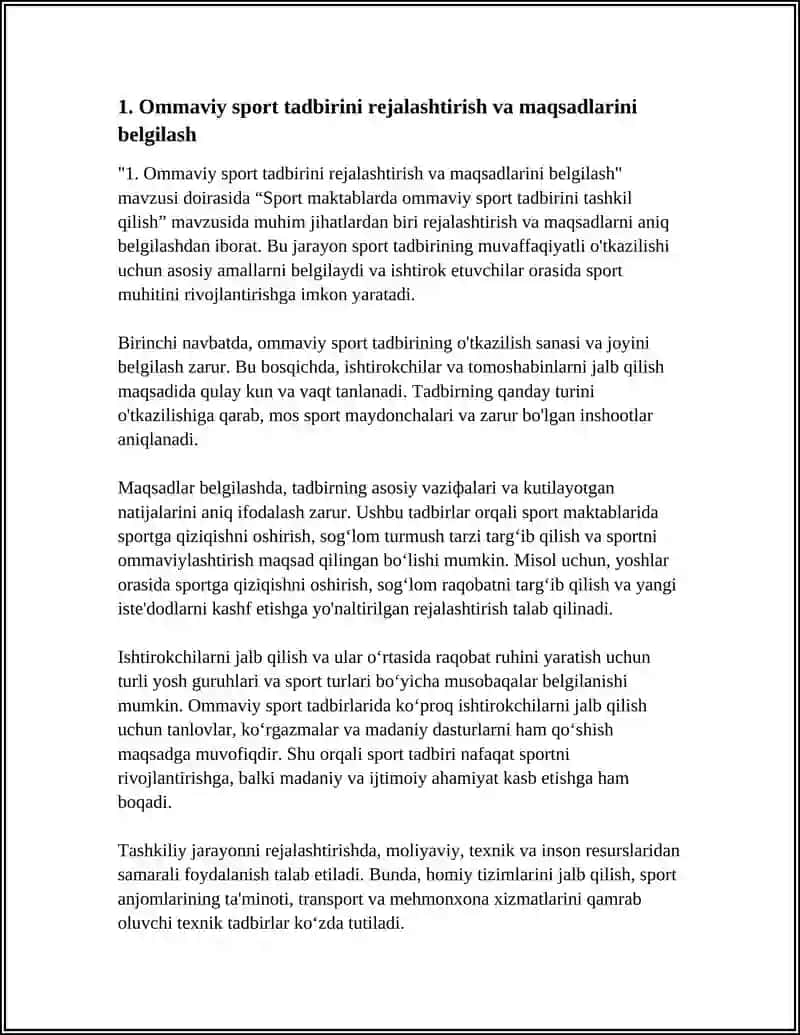 SPORT MAKTABLARDA OMMAVIY SPORT TADBIRINI TASHKIL QILISH 3