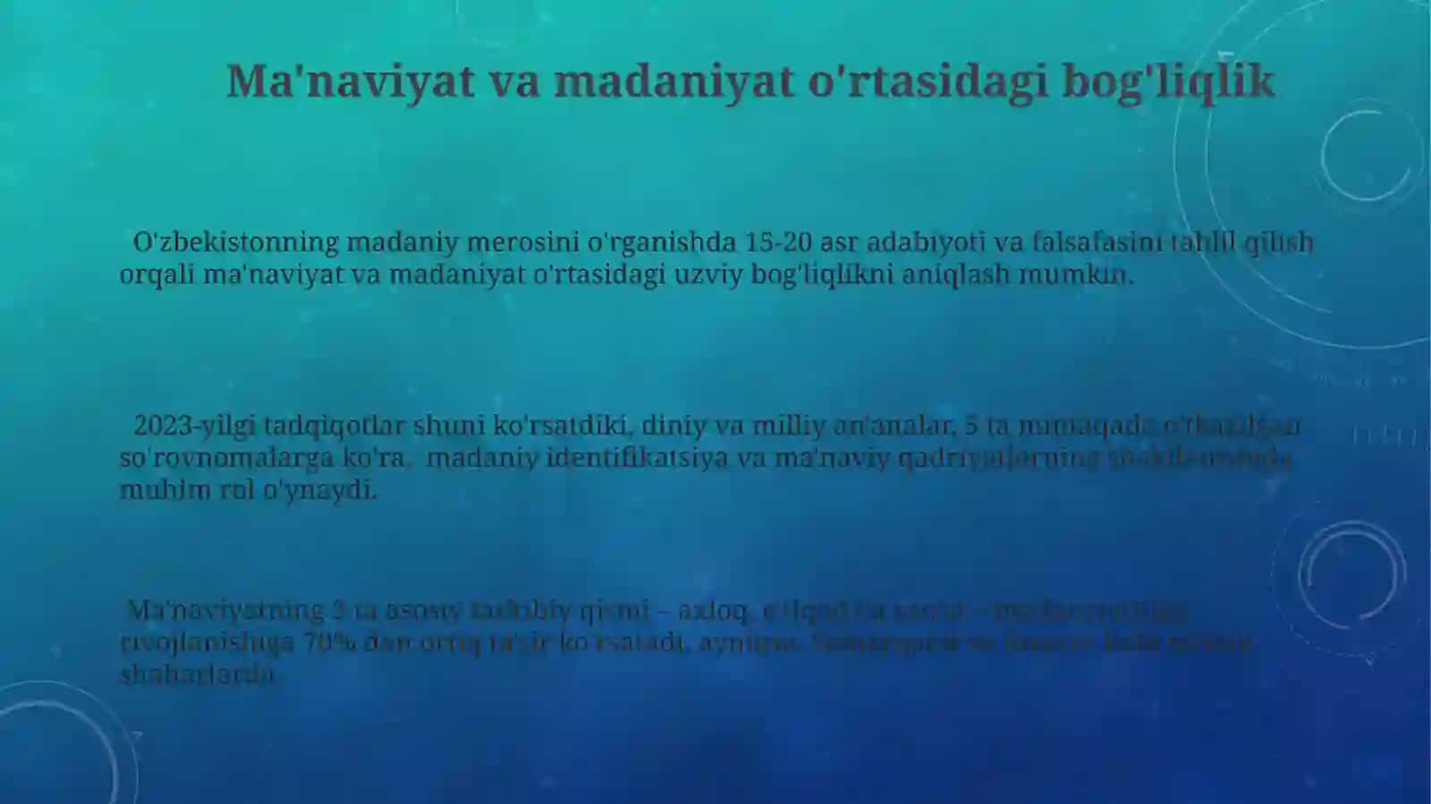 Jamiyatning ma'naviy sohasi 3