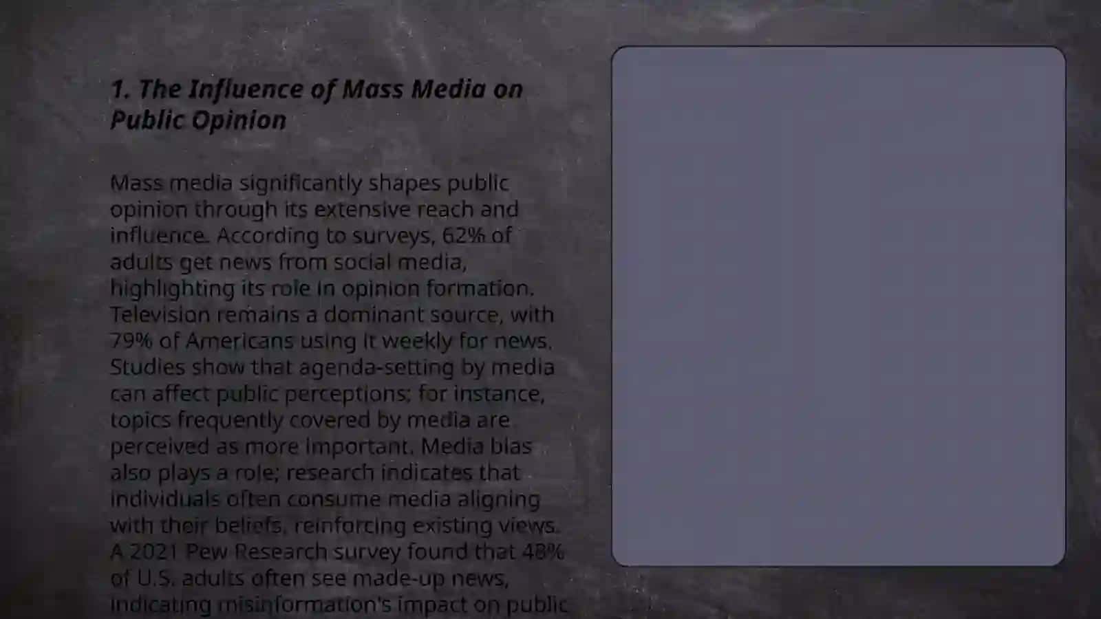 The role of Mass media 3