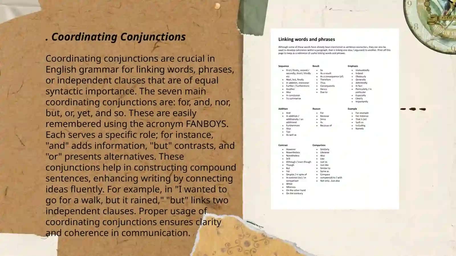 Linking words 3