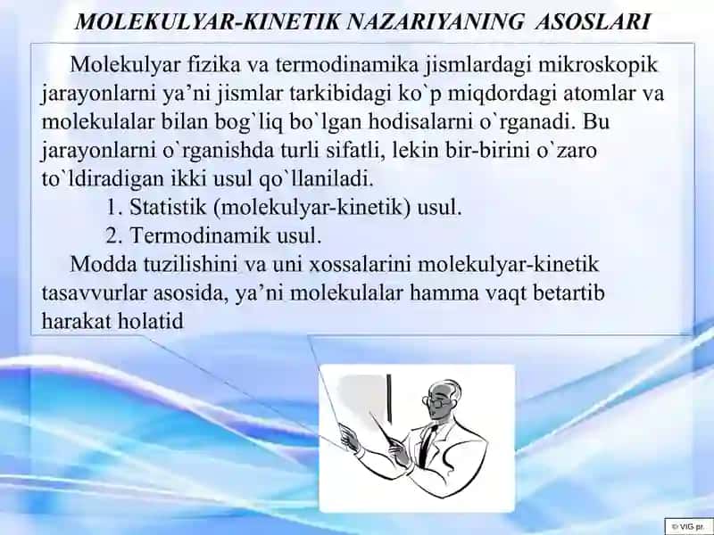 Molekulyar fizika 3