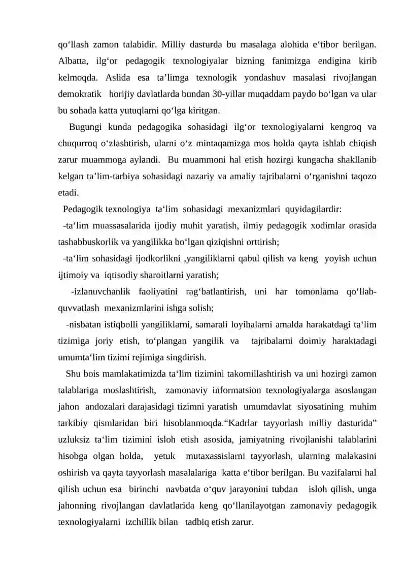 Ta’lim jarayonida texnologik yondashuv tamoyillari 3