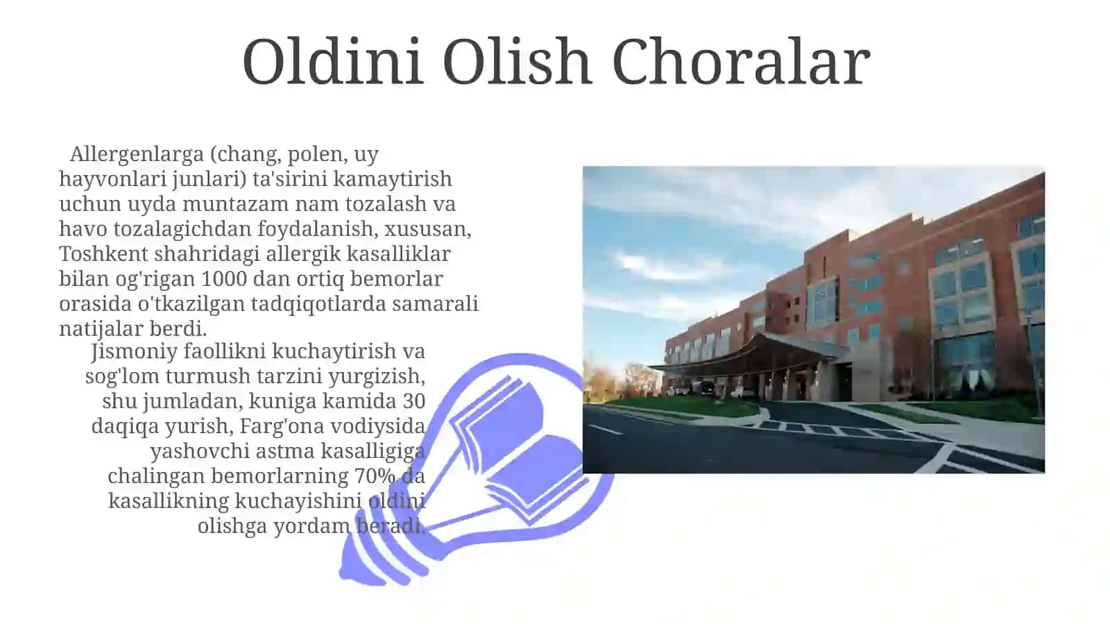 Bronxial astma kasalligi toʻgʻrisida 3