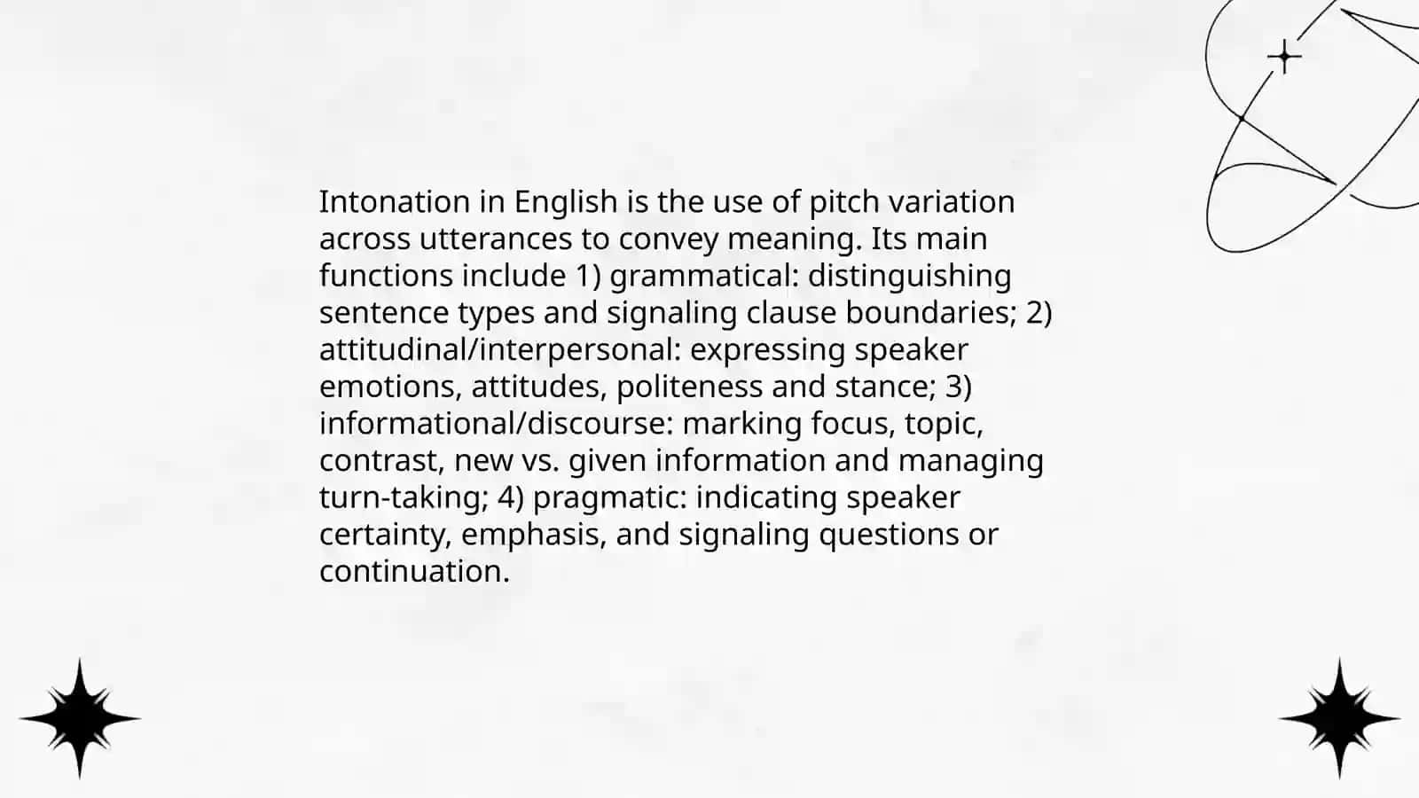 Intonation 3