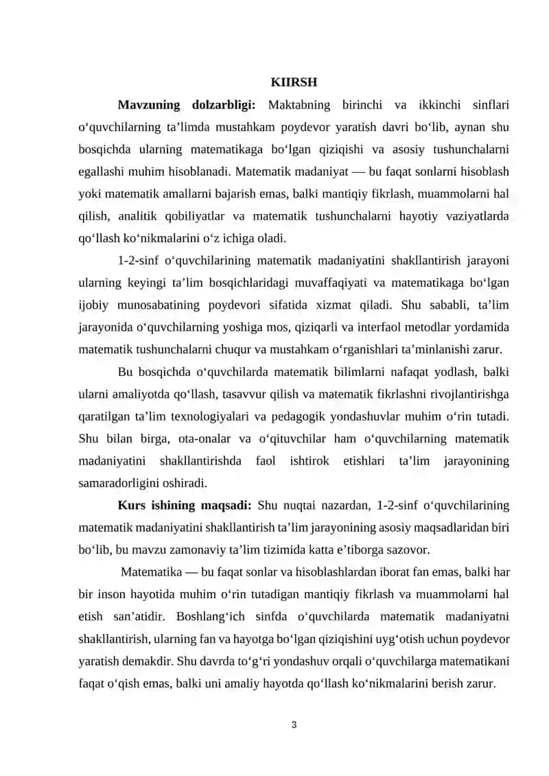 1-2-sinf oʻquvchilarining matematik madaniyatini shakllantirish 3