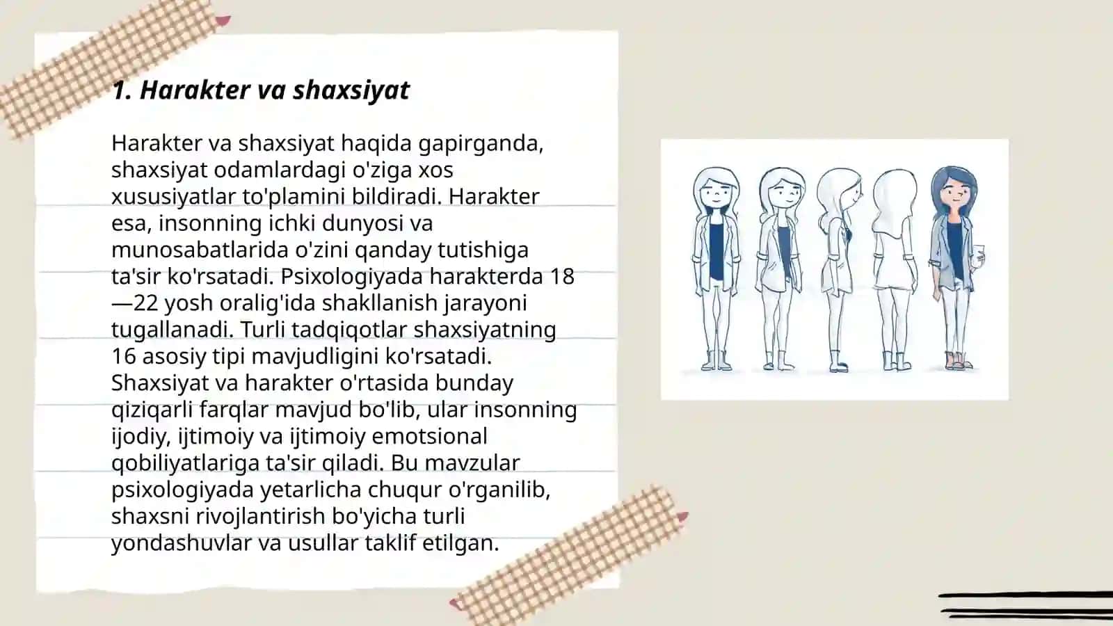 Harakter va shaxsiyat 3