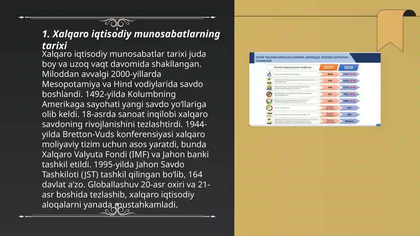 Xalqaro iqtsodiy munosabatlar va uning shakllanishi 3