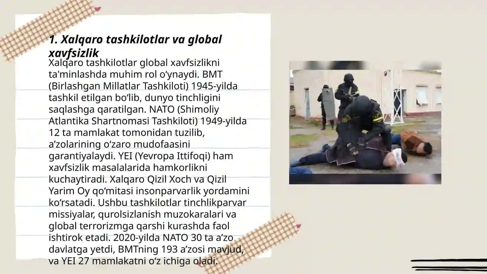 Xalqaro tashkilotlarning terrorizmga qarshi kurashining ahamiyati 3