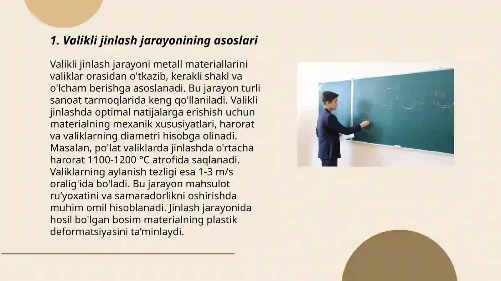 Valikli jinlash jarayoni va unda ishtirok etuvchi ishchi organlar 3
