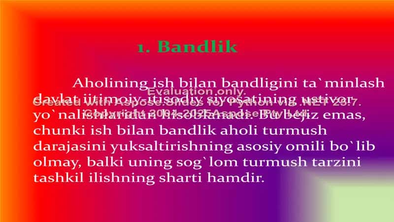 Bandlik va ishsizlik. Ularning darajalari va turlari 3