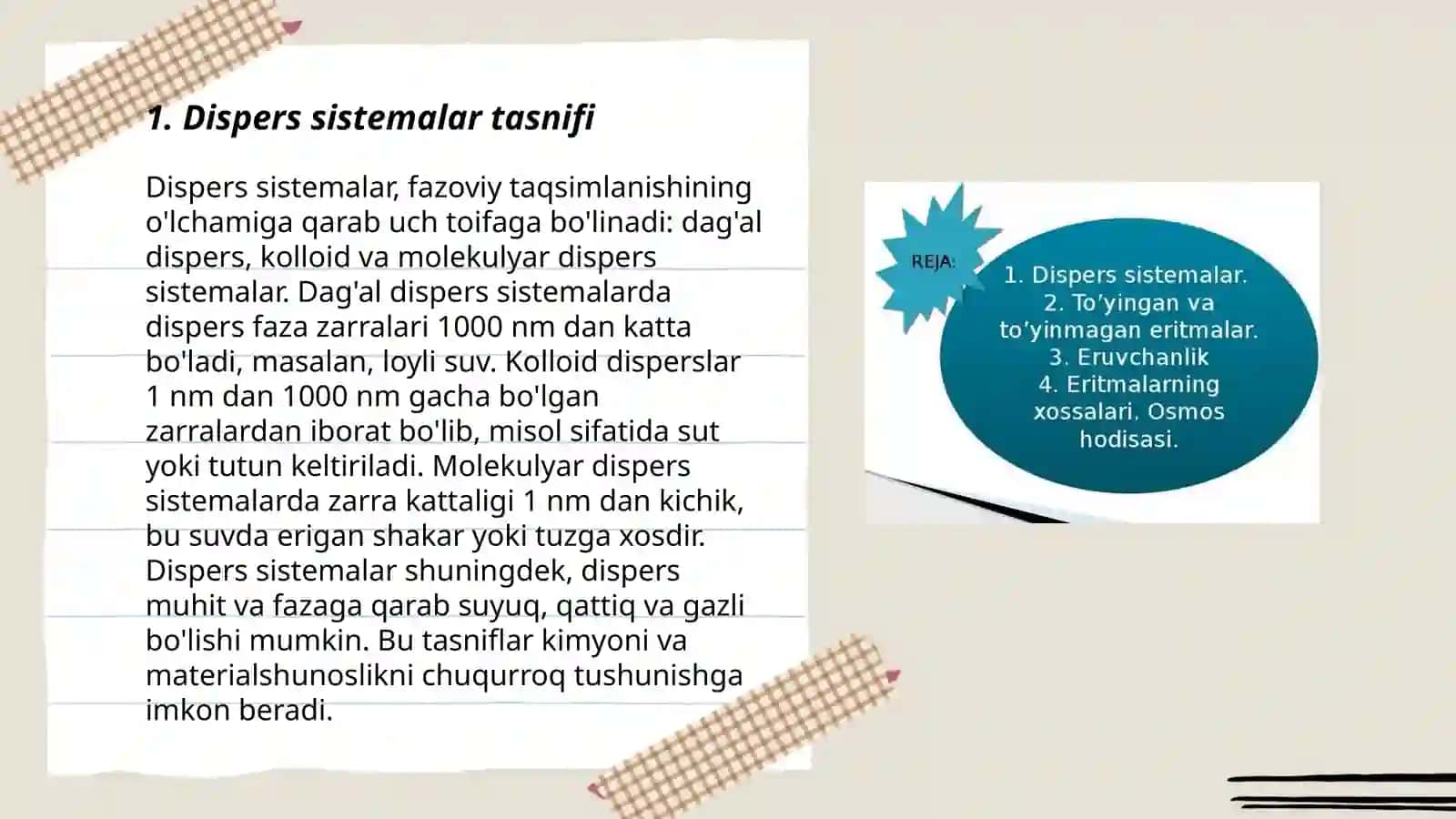 Dispers sistemalar turlari 3