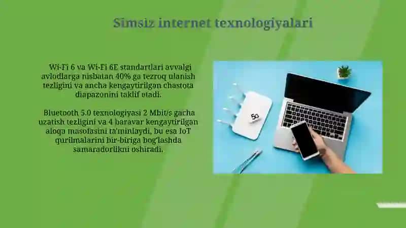 Simsiz internet texnologiyalari 3
