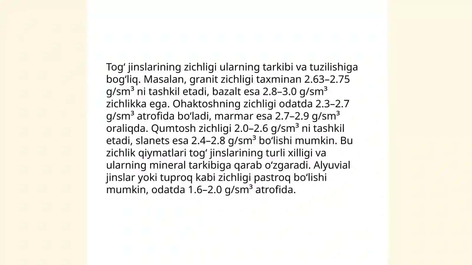Togʻ jinslarining mexanik xossalari 3