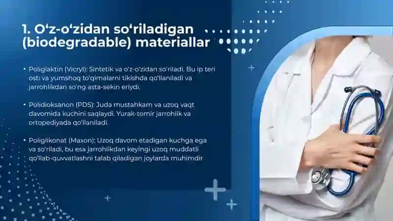 ZAMONAVIY TIKUV MATERIALLARI. STERILIZATSIYA OLDI TAYYORGARLIGI VA STERILIZATSIYA SIFATINI ANIQLASH USULLARI 3