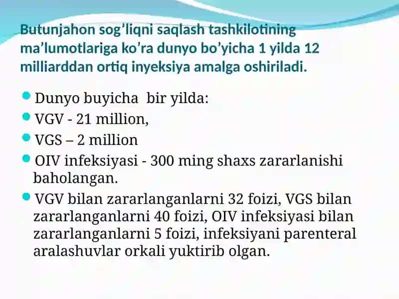 XAVFSIZ INEKTSIYA 3