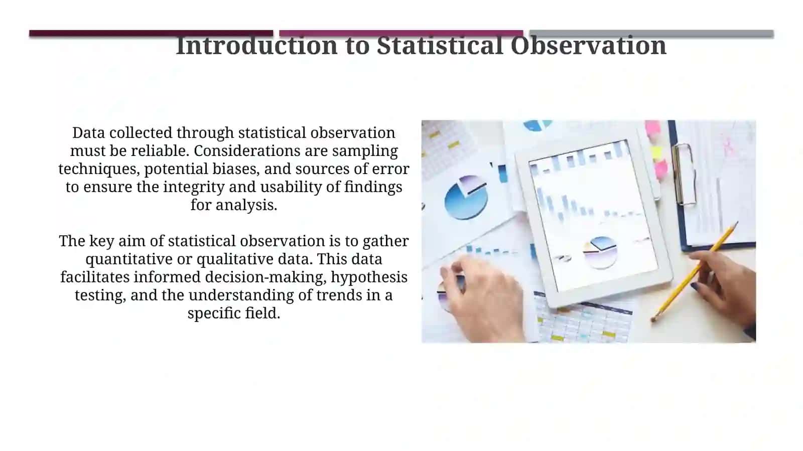 Method of statistical observation 3