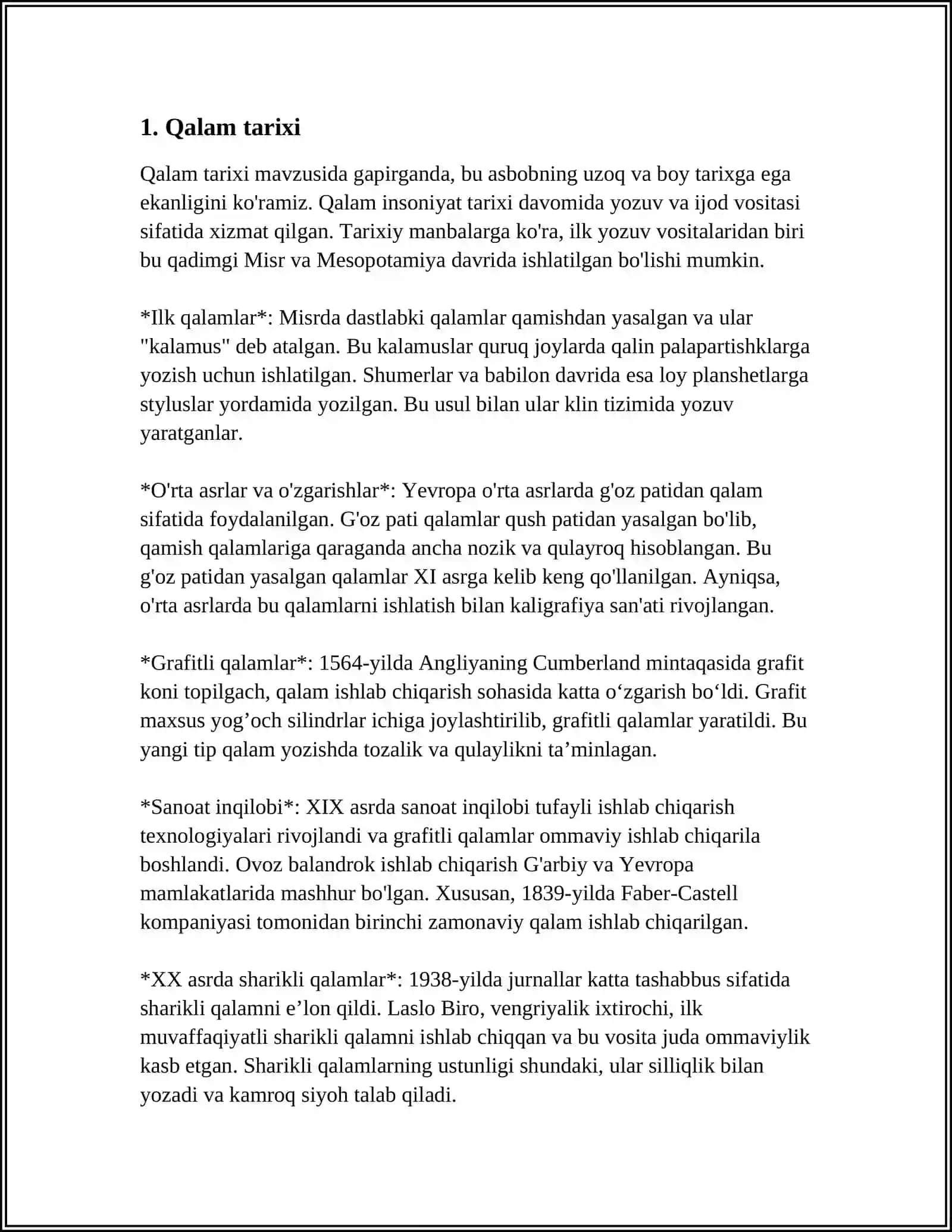 Qalam tarixi 3