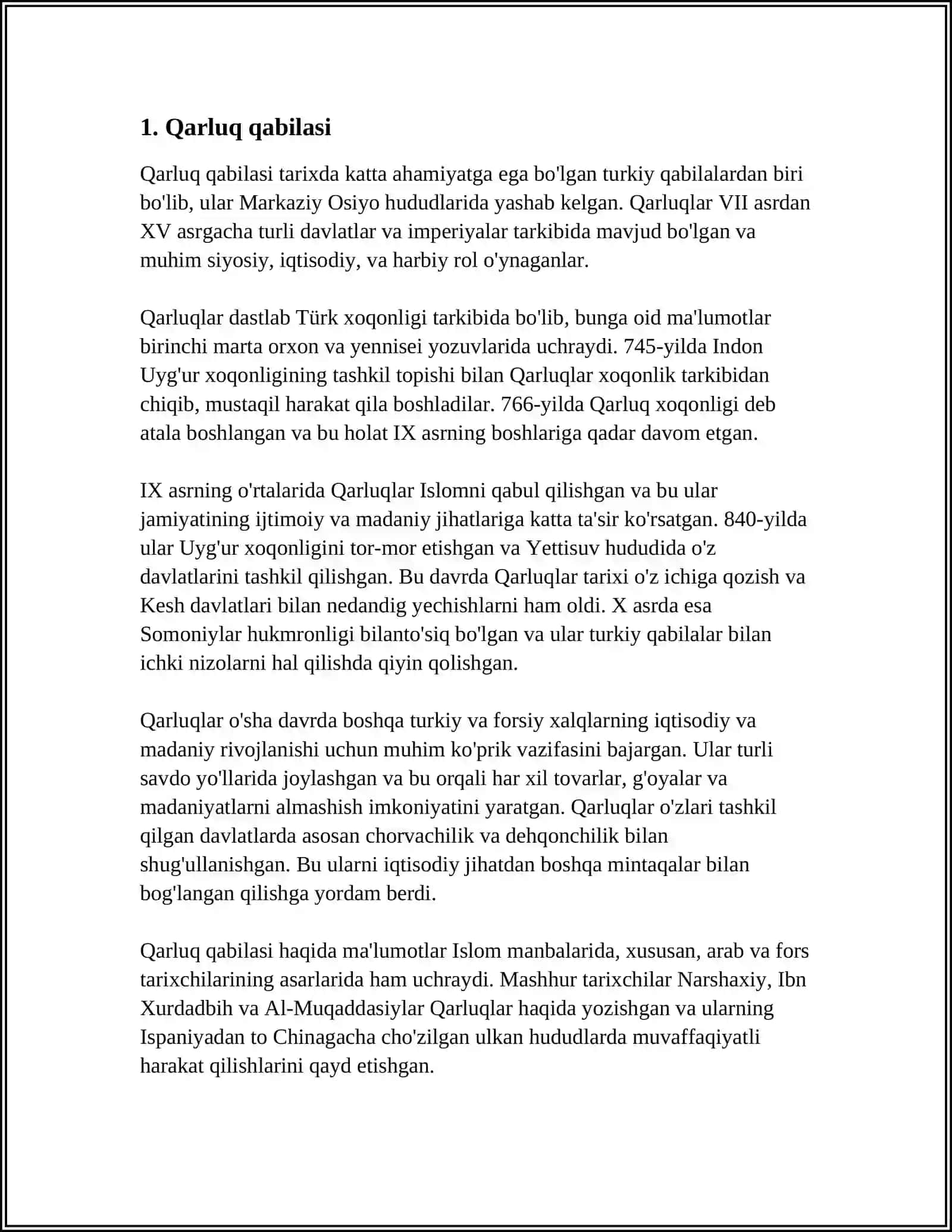 IZBOSKAN TUMANI TARKIBIGA KIRGAN QABILALARDAN 3