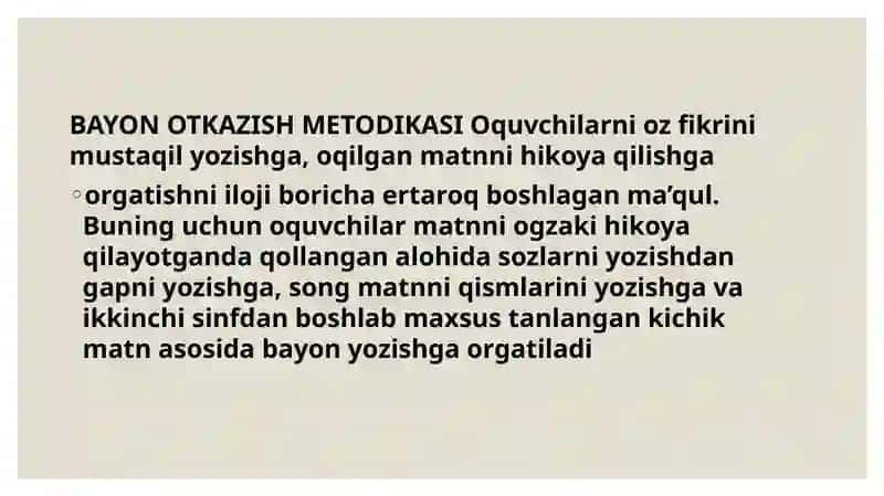 Bayon Yozish Metodikasi 3