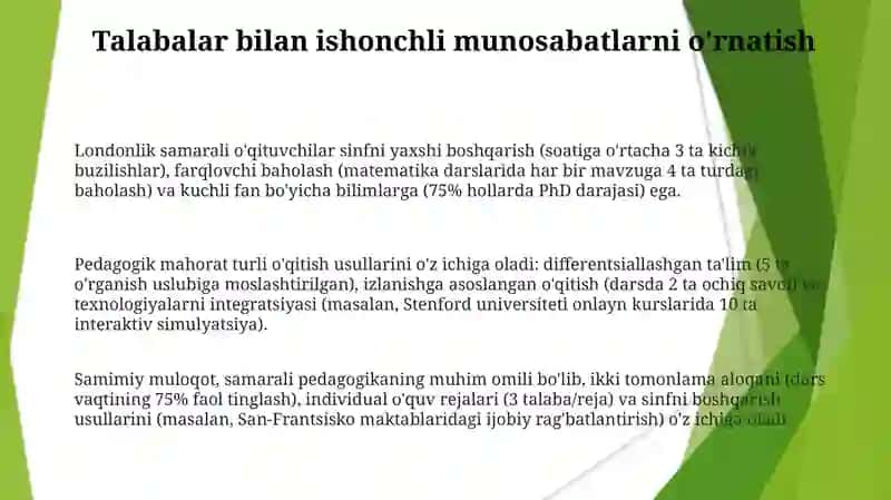 Oʻqituvchining pedagogik mahorati 3