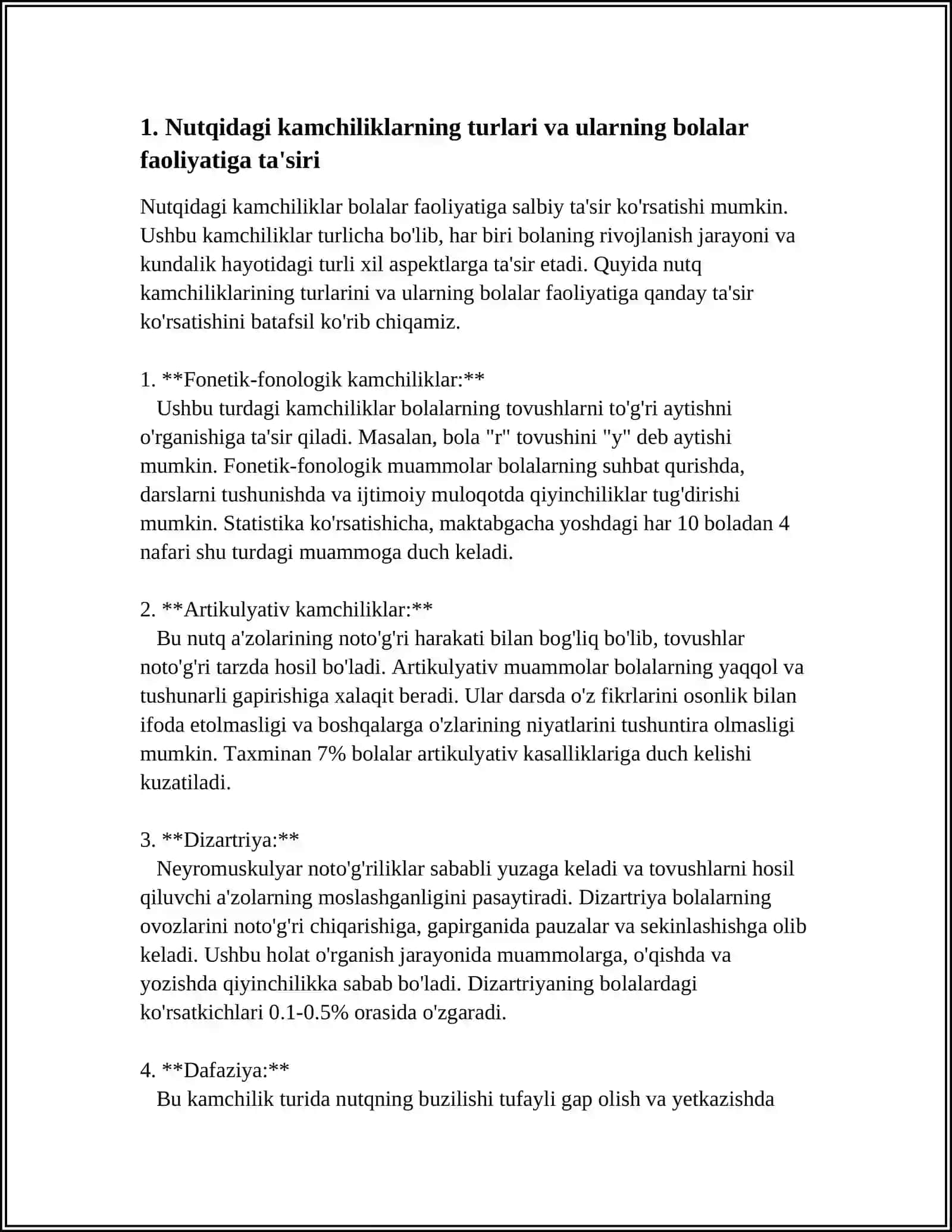 Nutqidagi kamchiliklar va ularning ta'siri 3