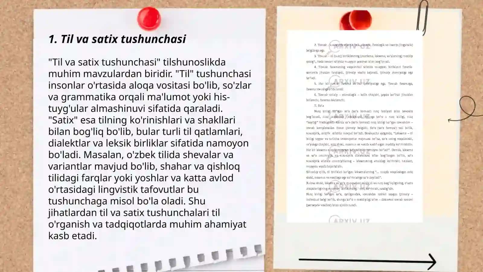 Til va satix tushunchasi 3