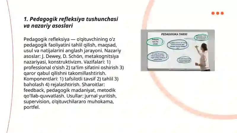 Pedagogika refleksiyani shakillantirish 3