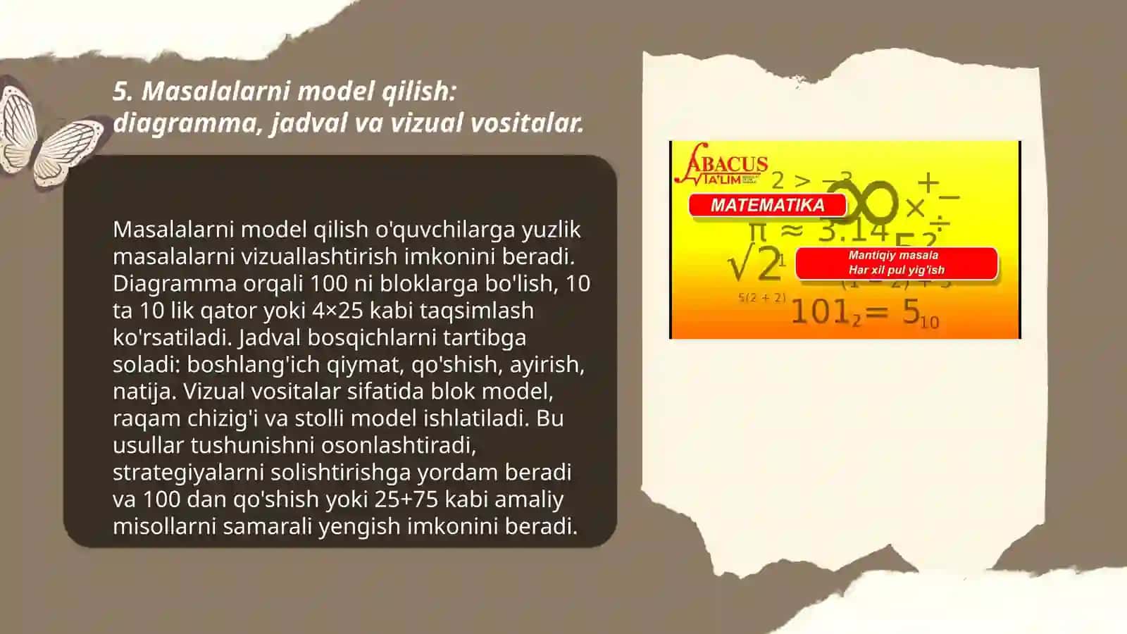 Oquvchilarni "Minglik" mavzularida masalalar yechishga orgatishning umumiy masalalari 3