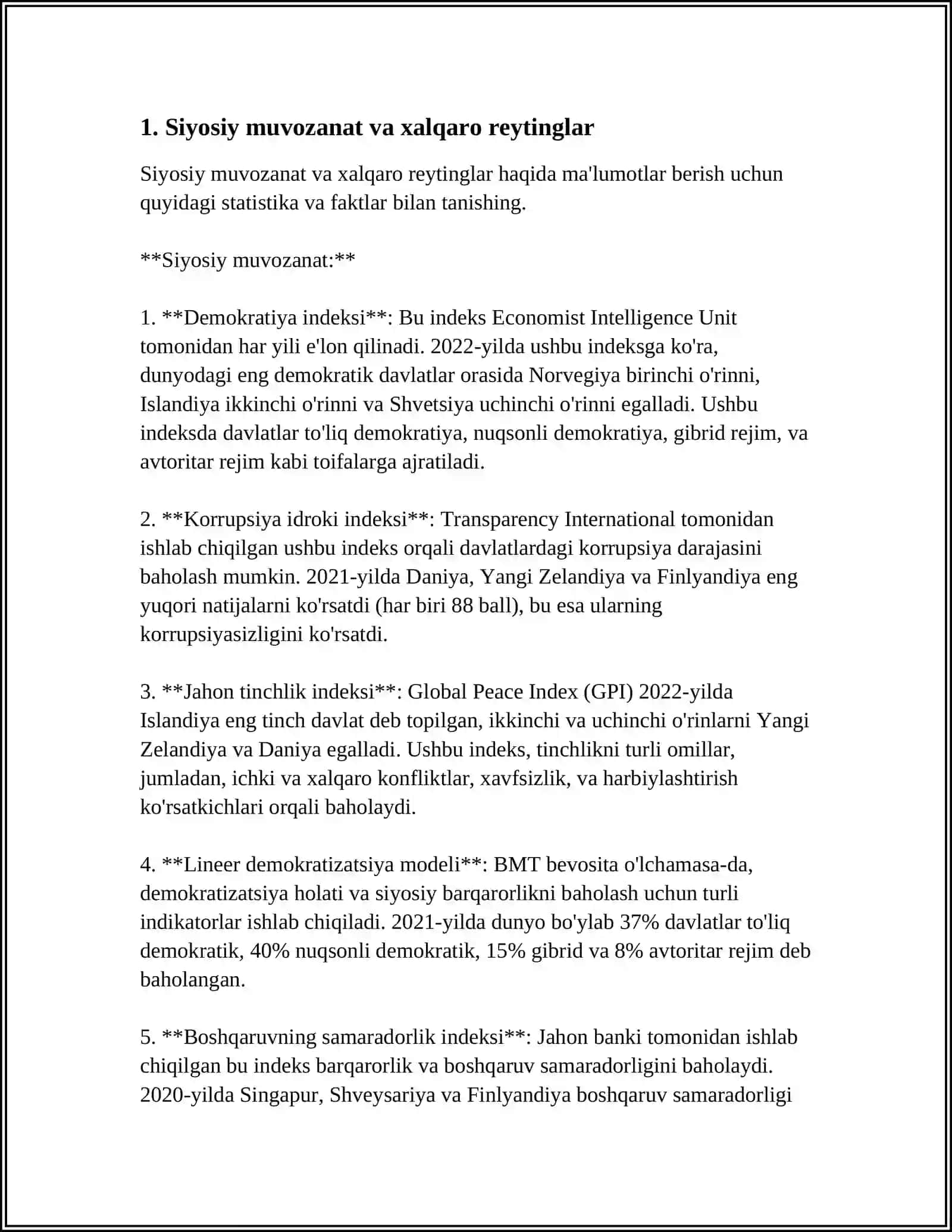 SIYASIY-HUQUQIY TARAWDAG'I USTIN TURATUG'IN XALIQ-ARALIQ REYTINGLER 3