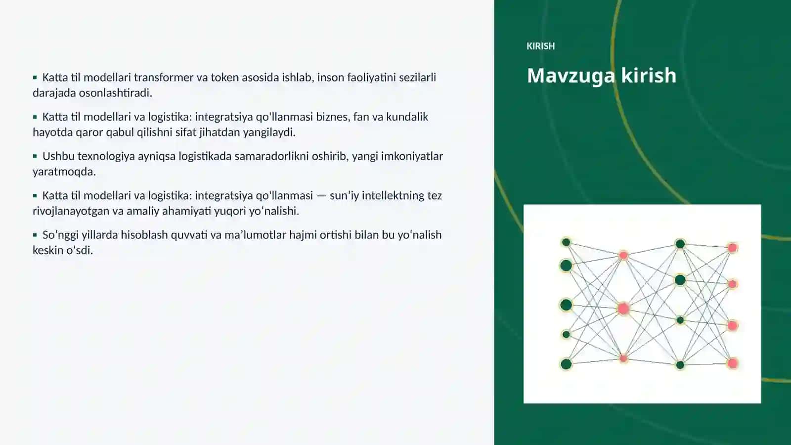 Katta til modellari va logistika: integratsiya qo'llanmasi 3