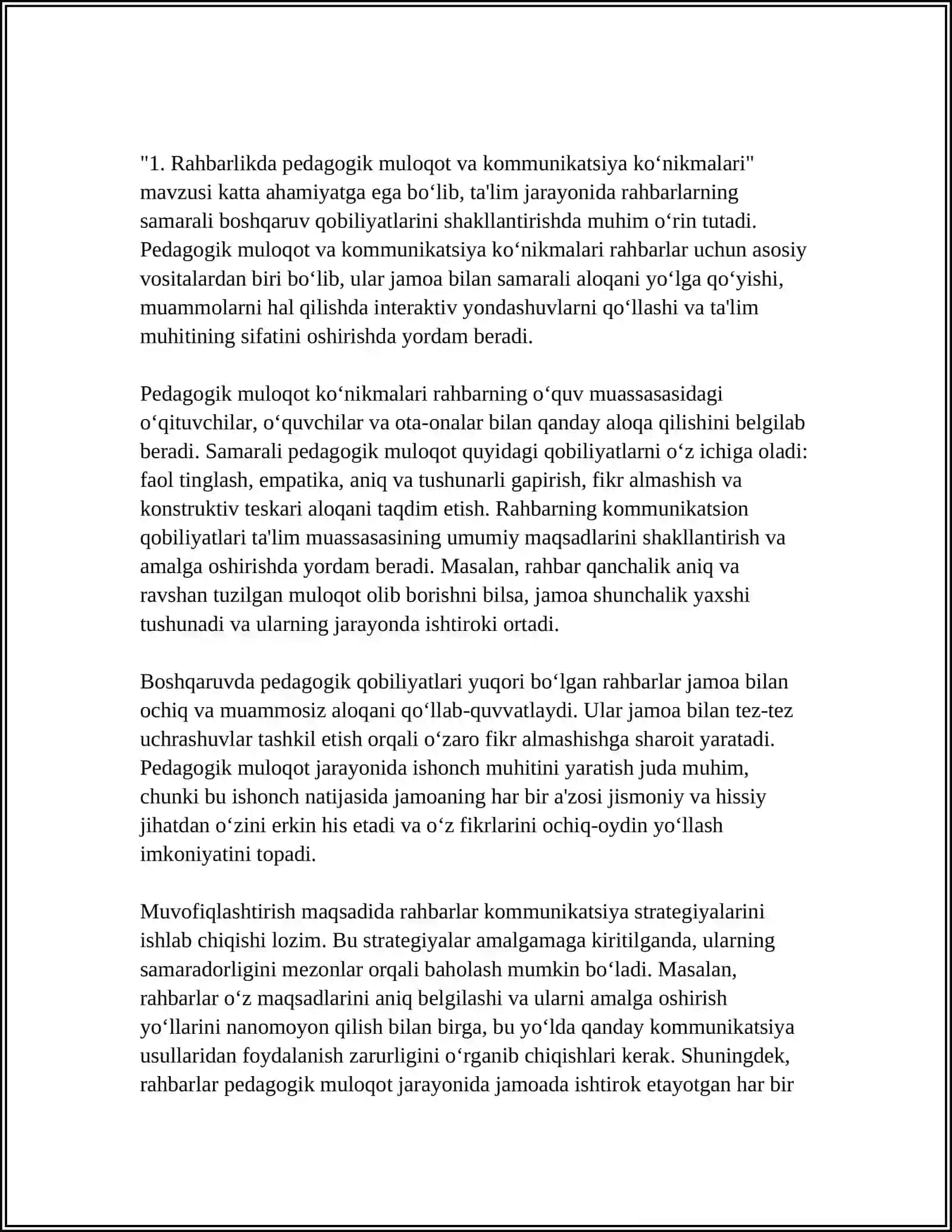 BOSHQARUVDA PEDAGOGIK QOBILYATLAR 3