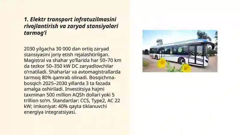 Ekologik tozza transport tizimini rivojlantirish 3
