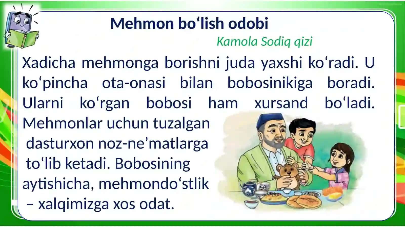 Mehmonbo‘lish odobi 3