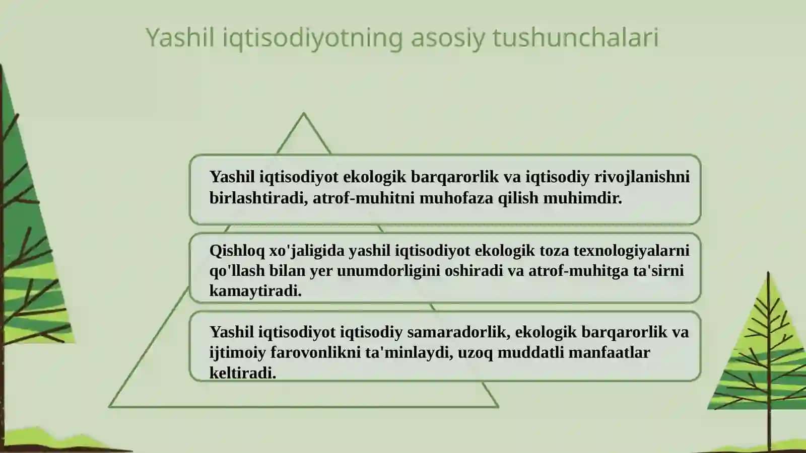 Qishloq xo'jaligini "yashil iqtisodiyot" asosida barqaror rivojlantirish 3