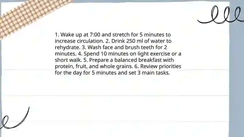 Daily Routines 3