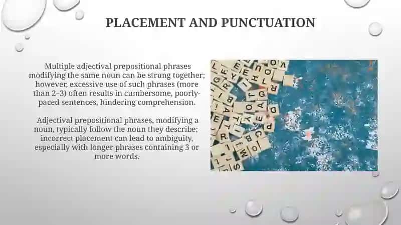 Adjectival Prepositional Phrases 3