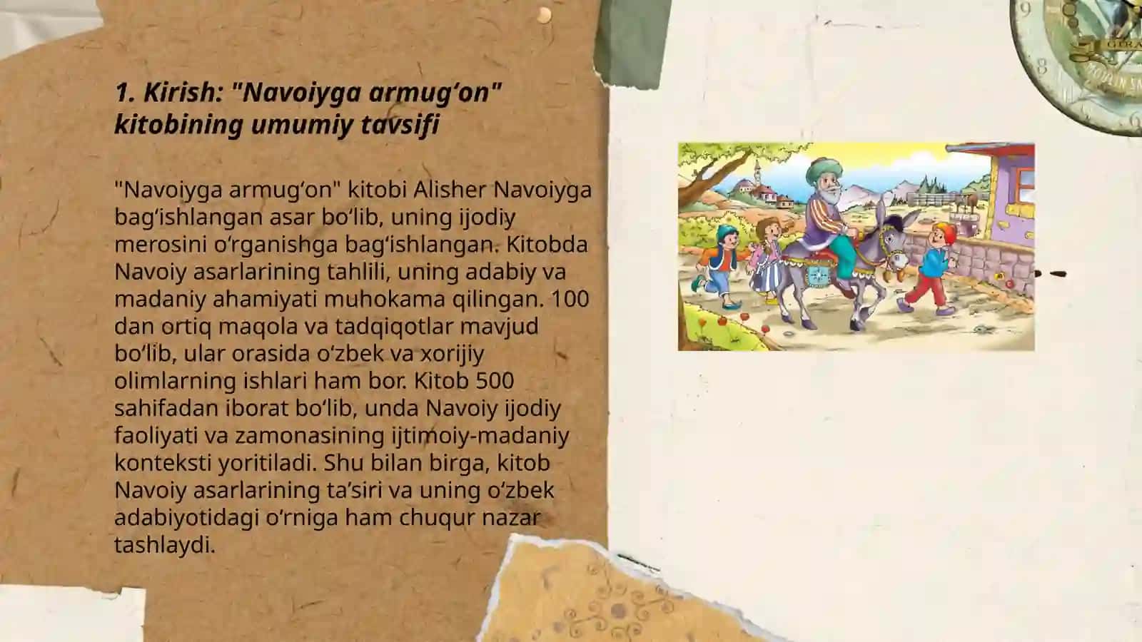Navoiyga armugʻon kitobi tahlili 3
