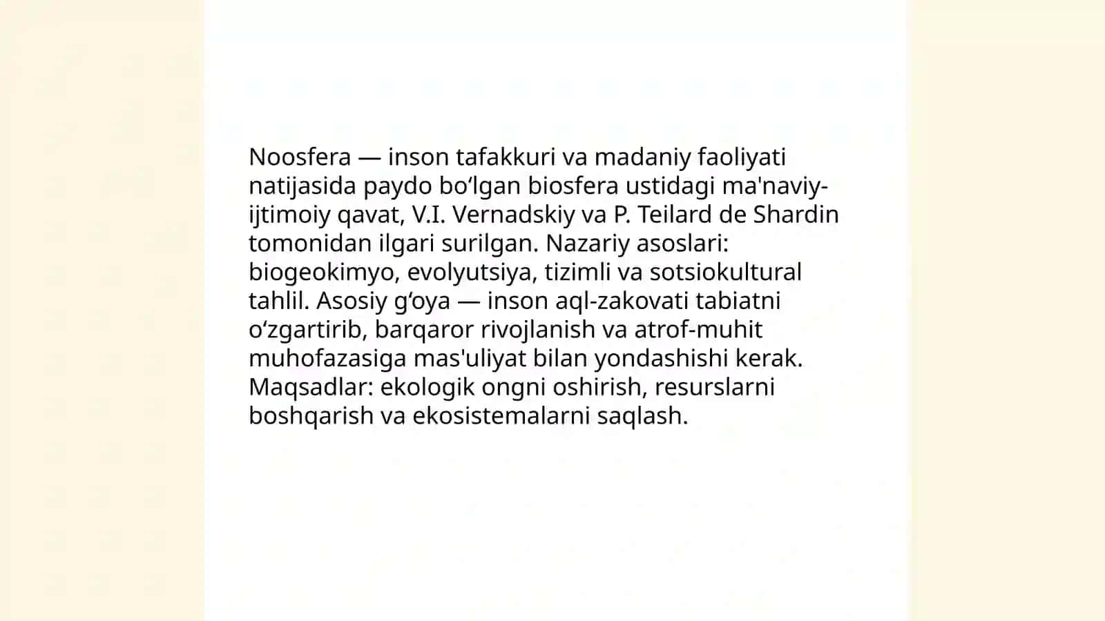 Noosfera tushunchasi va atrof muhit muhofazasi 3