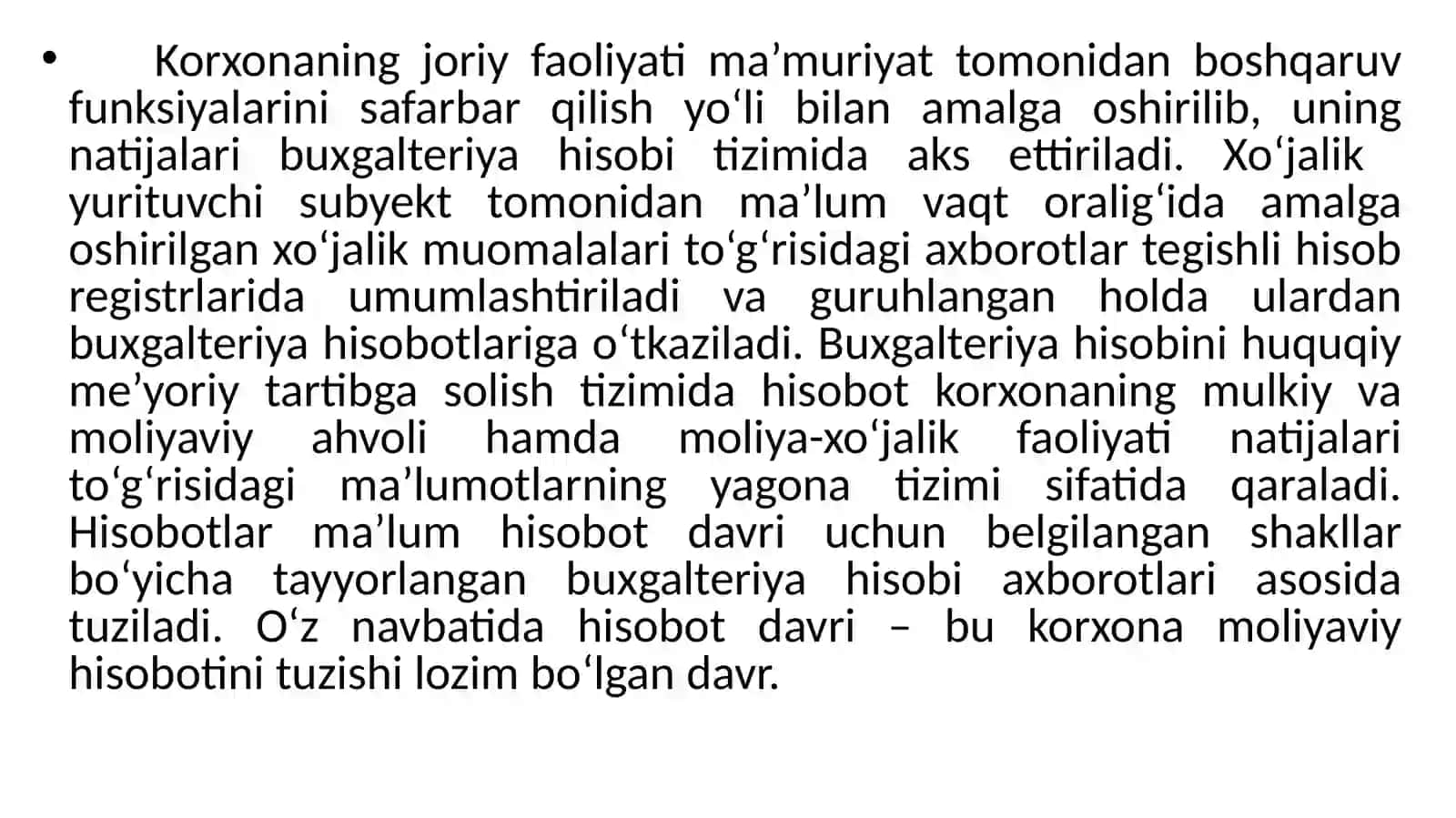 Moliyaviy hisobotlarning tarkibi va taqdim etish tartibi 3