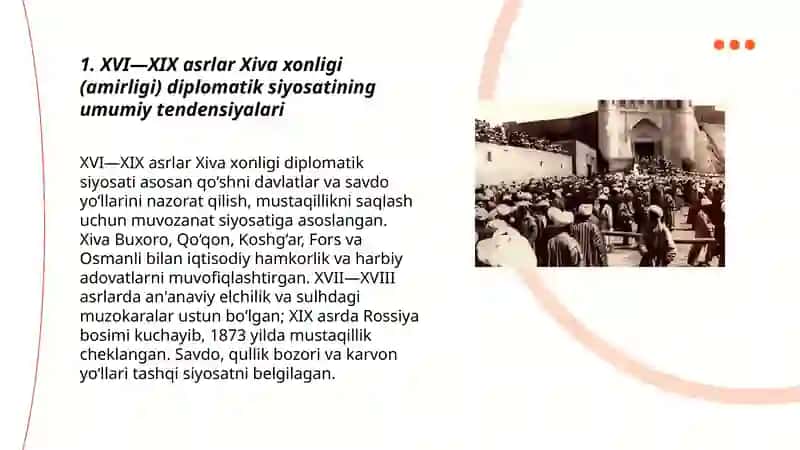 XVI-XIX asr Xiva xonligi (amirligi) diplomatik aloqalari tarixshunosligi 3