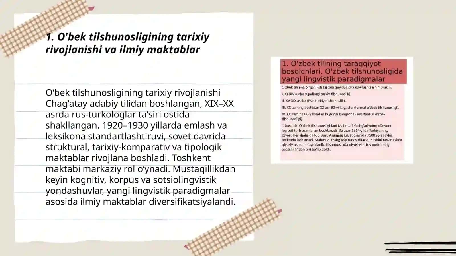 O'bek Tilshunosligi Taraqqiyoti va Unda Yangi Lingvistik Paradigmalari 3