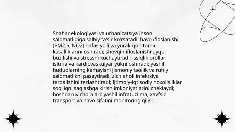 Hozirgi paytda odam ekologiyasi 3